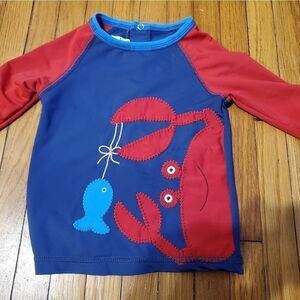Mudpie Baby Boy Crab Rashguard